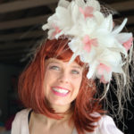 White pink local Kentucky Derby hats
